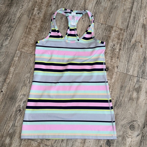Lululemon Ivivva striped tank top 12 EUC - Picture 3 of 6